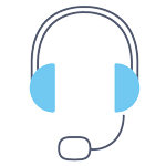 2023 Absence Management & Wellbeing report - contact centres roles icon