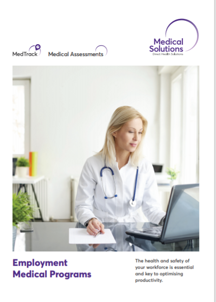 Employment Medical Programs_Cover Image