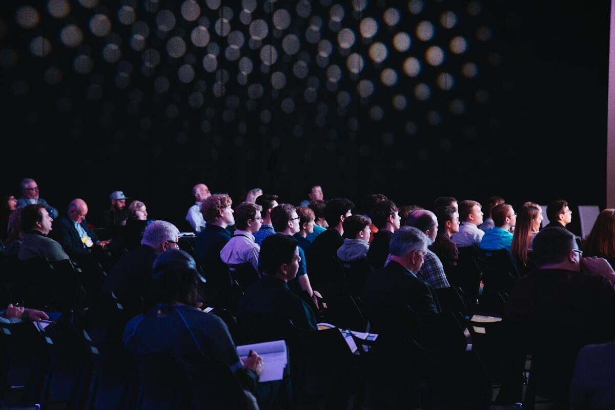 Entertainment event with audience